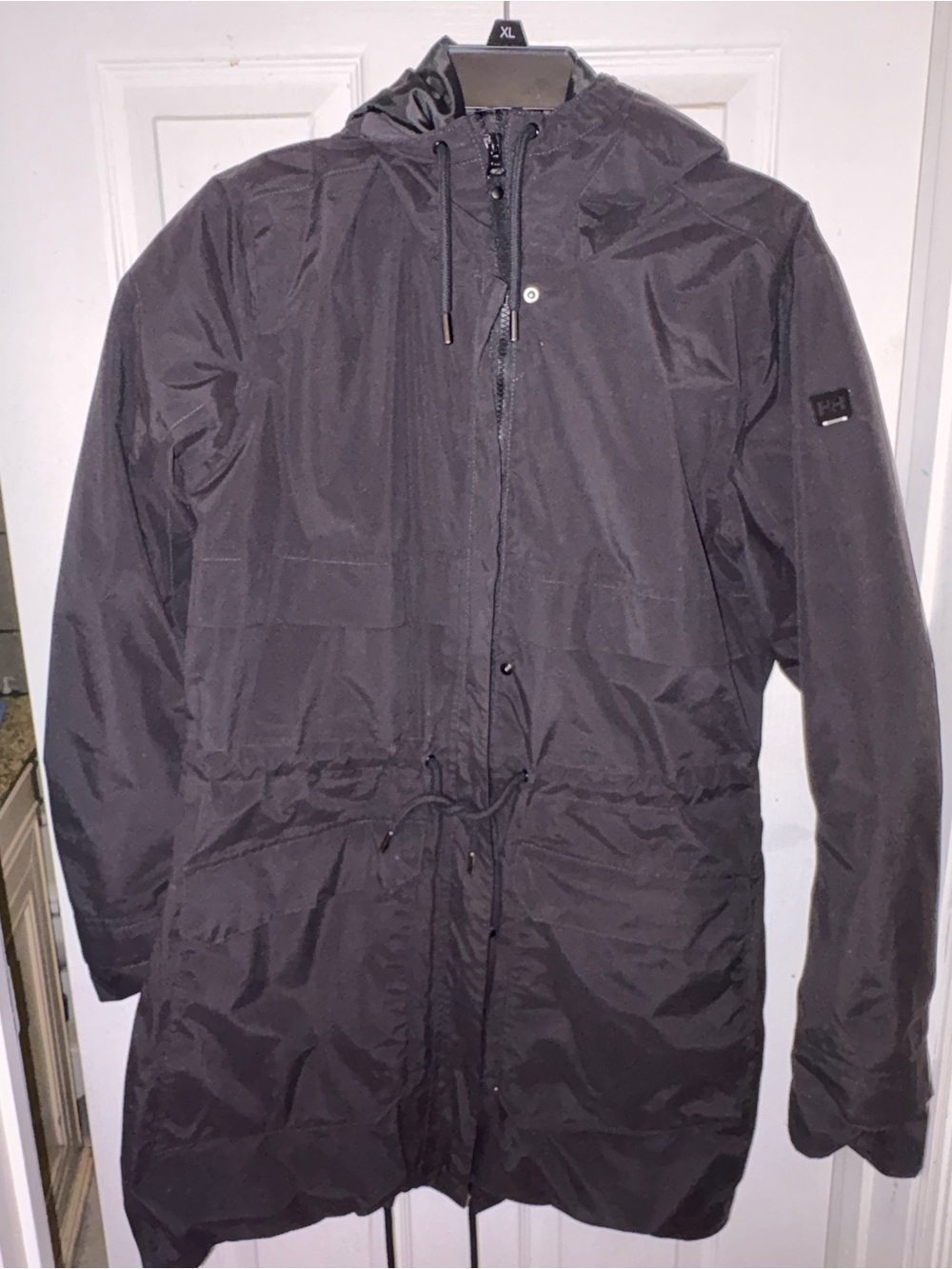 Helly Hansen Black Hooded Long Jacket